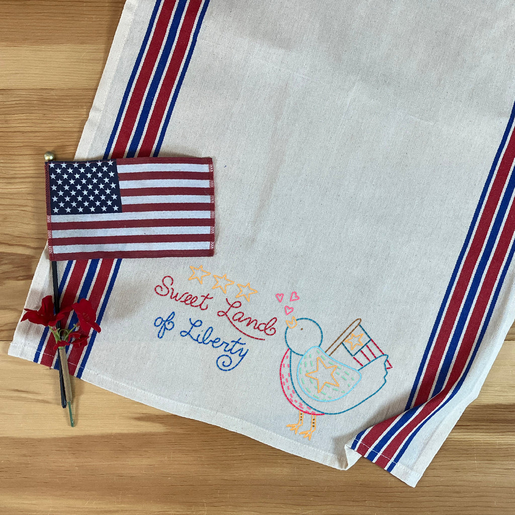 Stick & Stitch Embroidery Sheet-Stars & Stripes-The Art of Home-SS-009