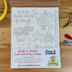 Stick & Stitch Embroidery Sheet-Stars & Stripes-The Art of Home-SS-009