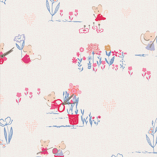 Needles & Whiskers-Tails & Threads-Art Gallery Fabrics-TAT39900