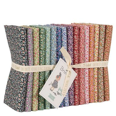 Brie Basics-16 Piece Fat Quarter Bundle Blenders-Tilda-TIL300272