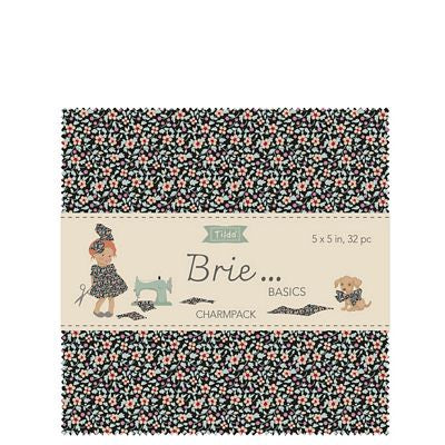 Brie Basics -5" Charm Pack 32 Pieces -Tilda-TIL300273