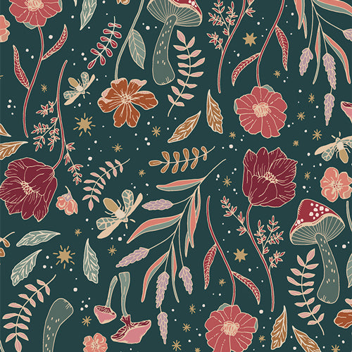 Wildwood Nightfall -Woodland Keeper-Art Gallery Fabrics-WKP79500
