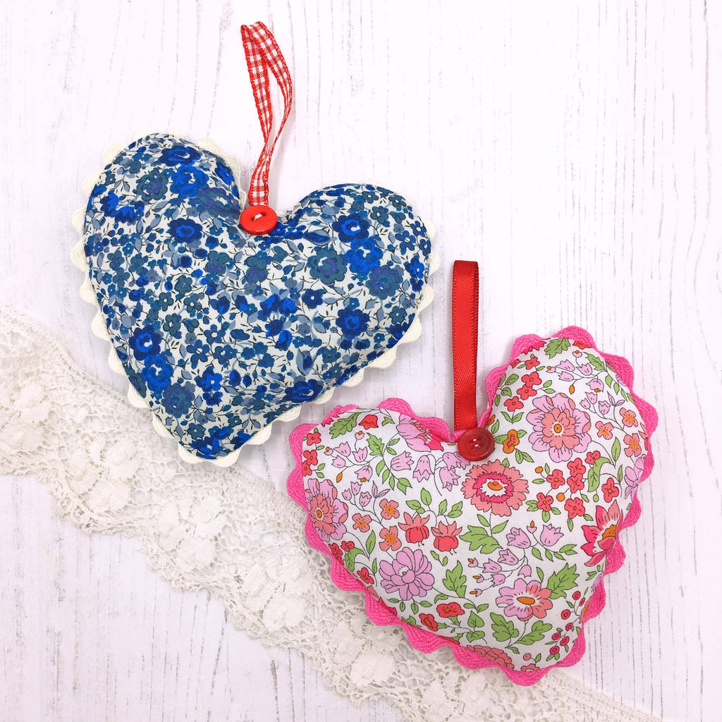 Pre-Cut Liberty Tana Lawn® Fabric Hearts | Craft Kits-Alice Caroline-Liberty Tana Lawn PC100