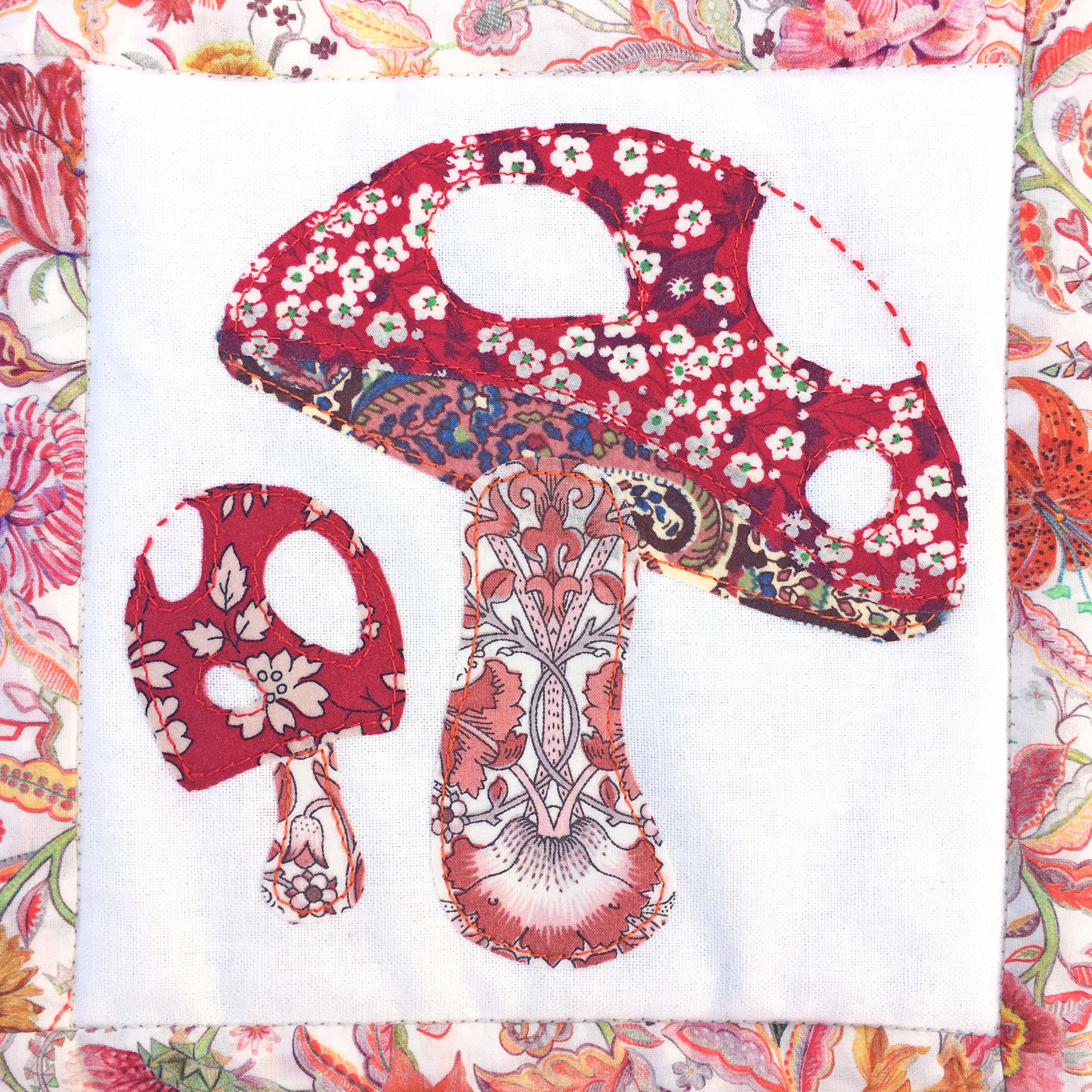 Liberty Tana Lawn® Fabric Autumnal Mini Sampler Quilt Kit-Alice Caroline-Liberty Mini 201