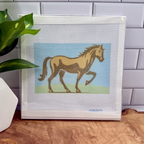 Horse Needlepoint Kit -Blue Poppy Designs-NP64-EQU-004